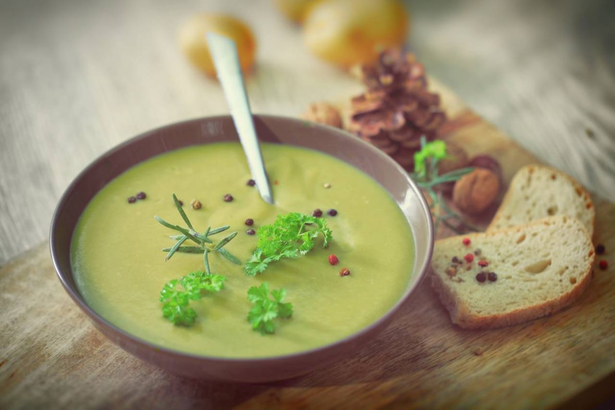 Velouté vert haricots