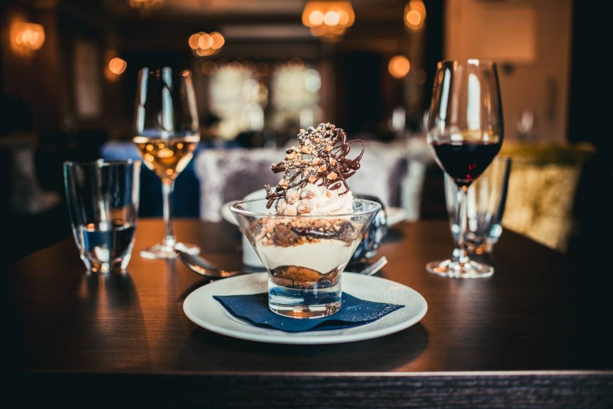 vin et dessert