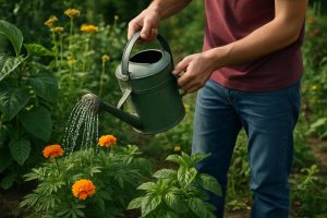 arroser plantes jardin