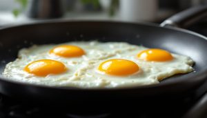 L'astuce pour que vos œufs glissent dans la poêle sans huile ni matière grasse