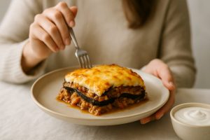 Moussaka gourmande et allégée : toute la saveur, sans la culpabilité