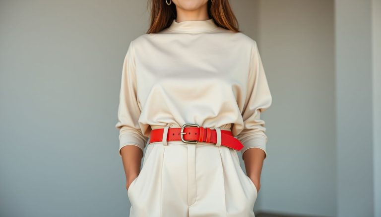 Colour cinching : la touche de couleur qui transforme la silhouette sans effort